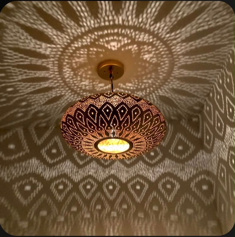 Lustre marocain artisanal