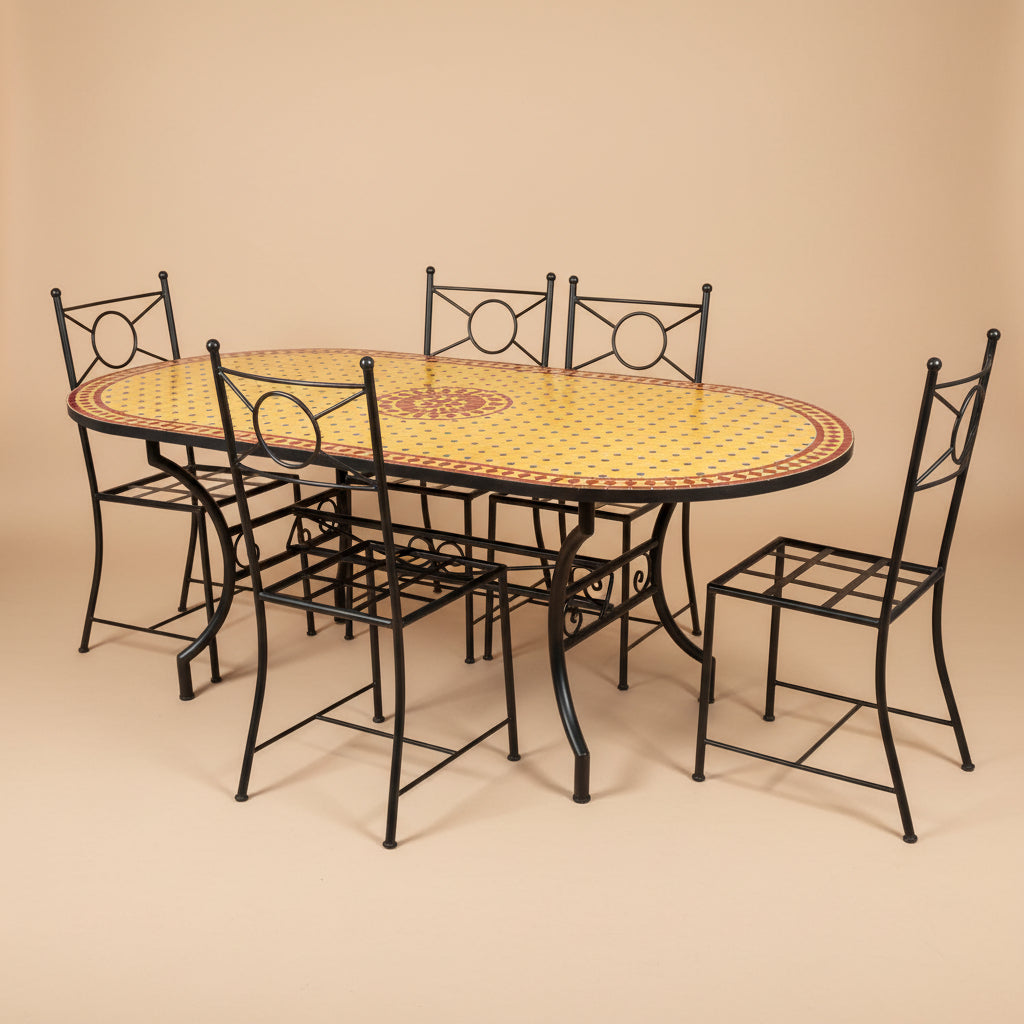 Les tables en zellige