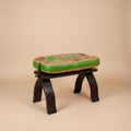 Tabouret chameau en cuir