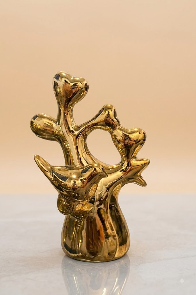Sculpture Arbre Doré
