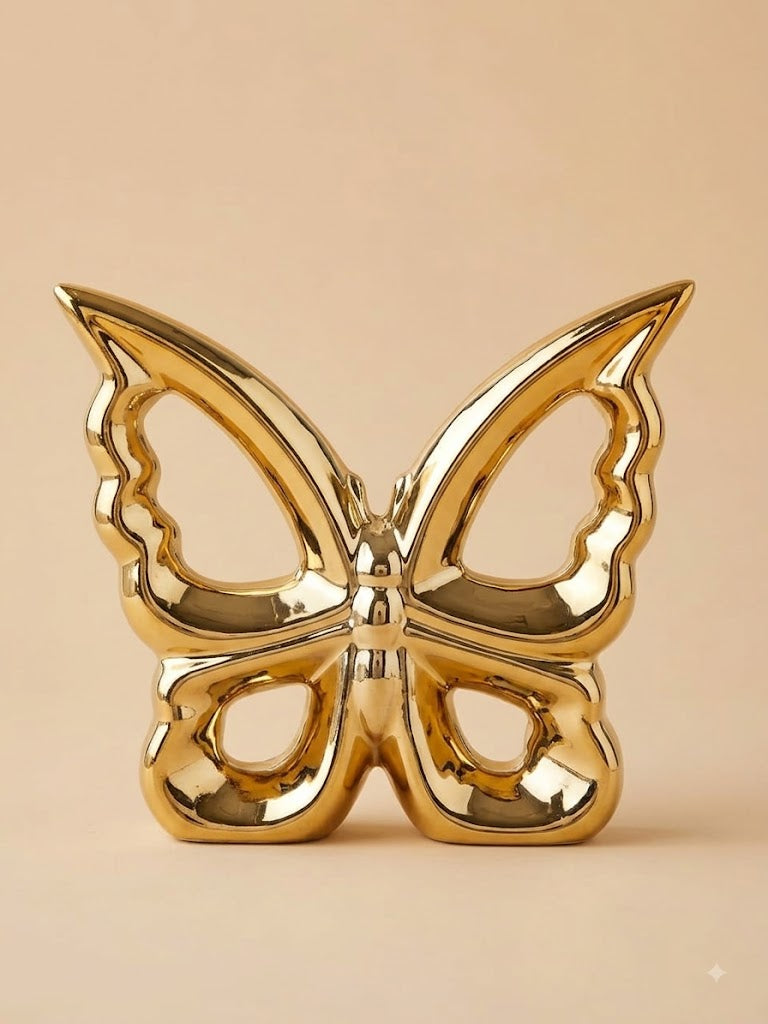 Papillon Doré Décoratif